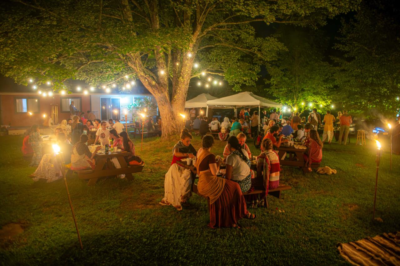 Campfire kirtan