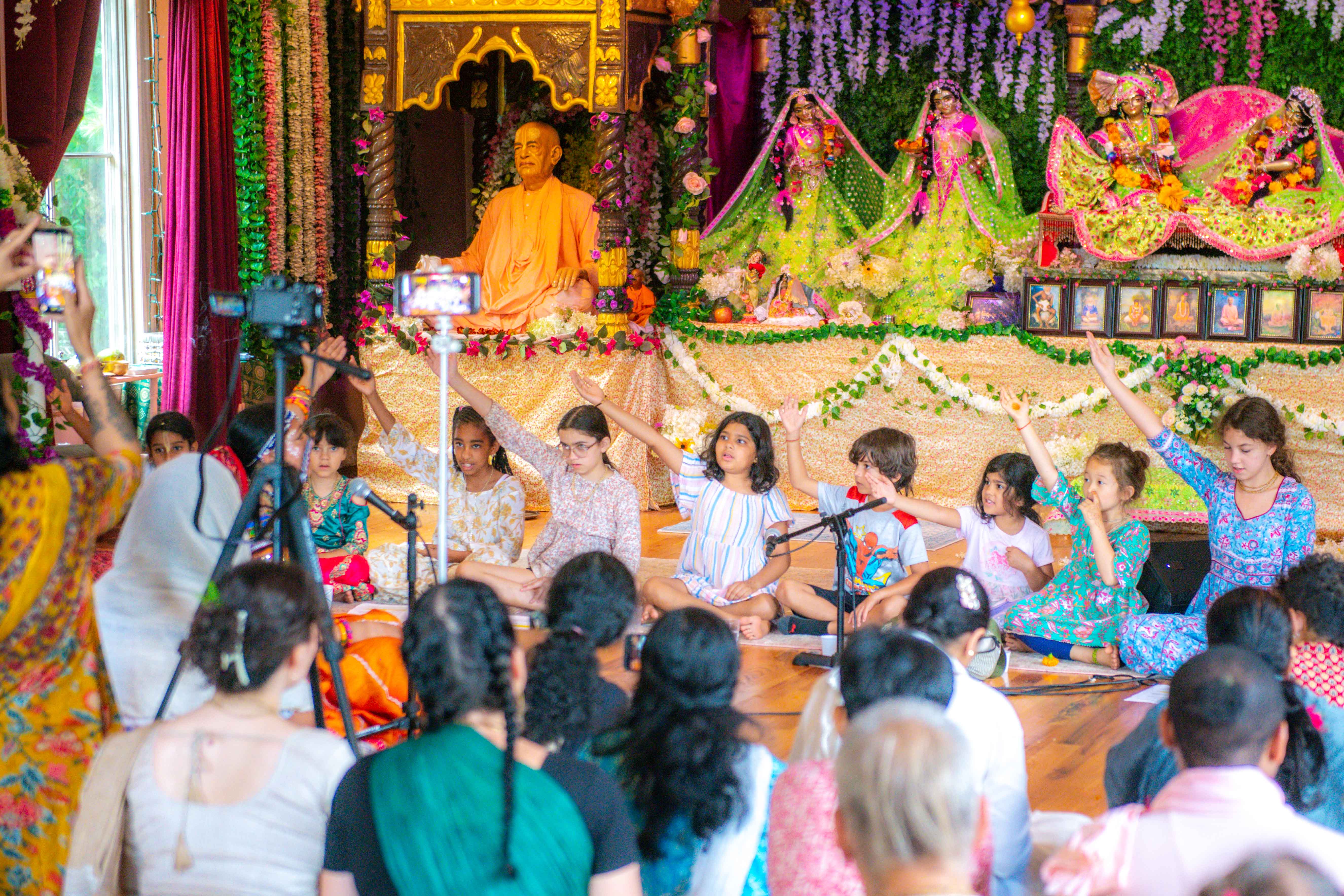 Children performing drama