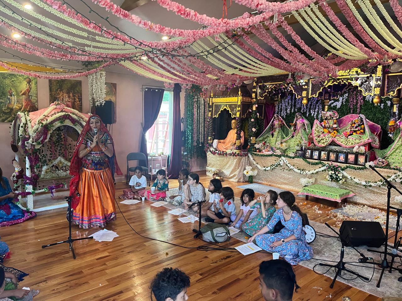 Children performing drama